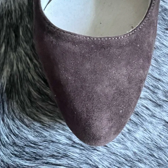 Michael Kors Brown Suede Mary Jane Heels - Picture 4 of 12